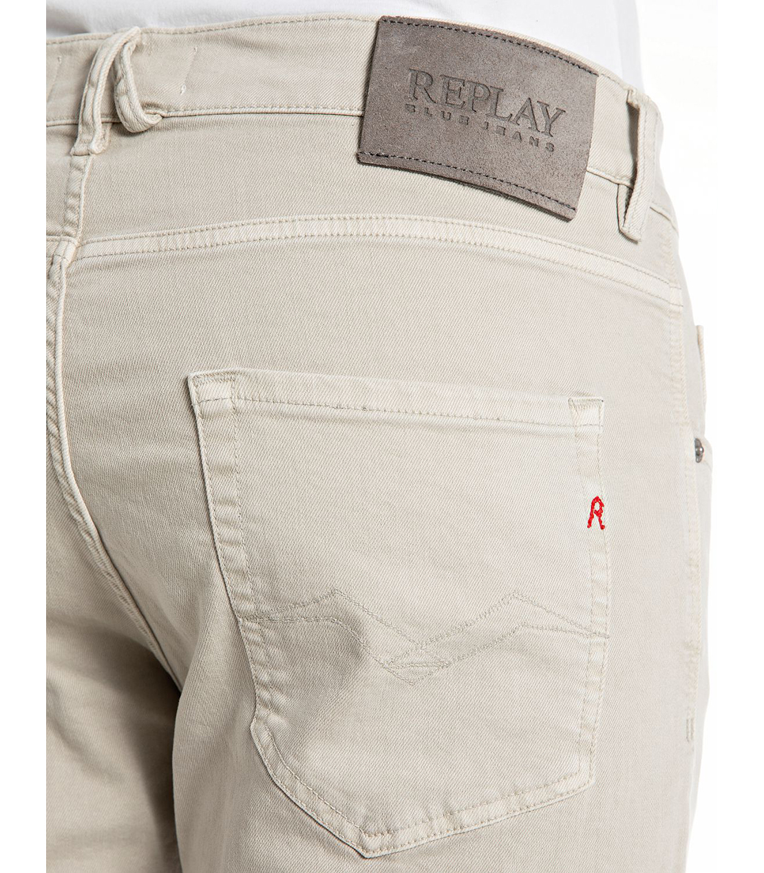 スリムテーパード MICKYM ストレッチブルデニム 詳細画像 グレイッシュベージュ 8